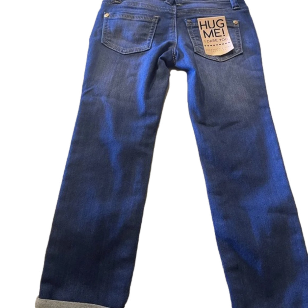 Celebrity *pink Toddlers Skinny jeans Size 4T Hug me I dare you.